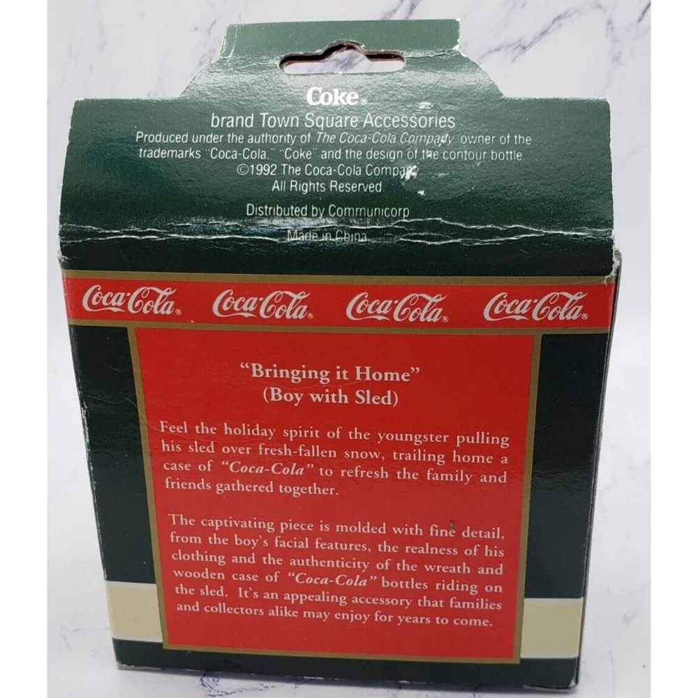 1992 Coca-Cola Town Square Collection Item 7960 